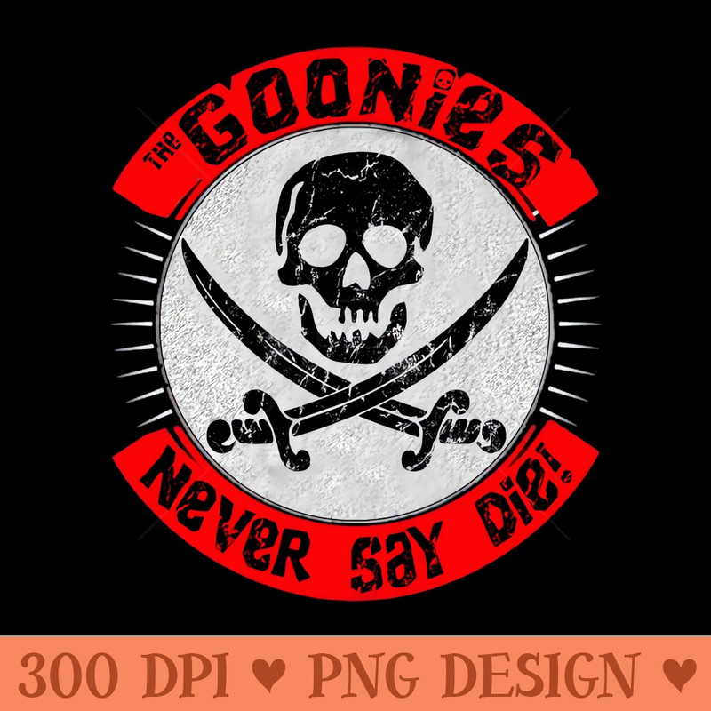 goonies - High Quality PNG Clipart - Bold & Eye Catching