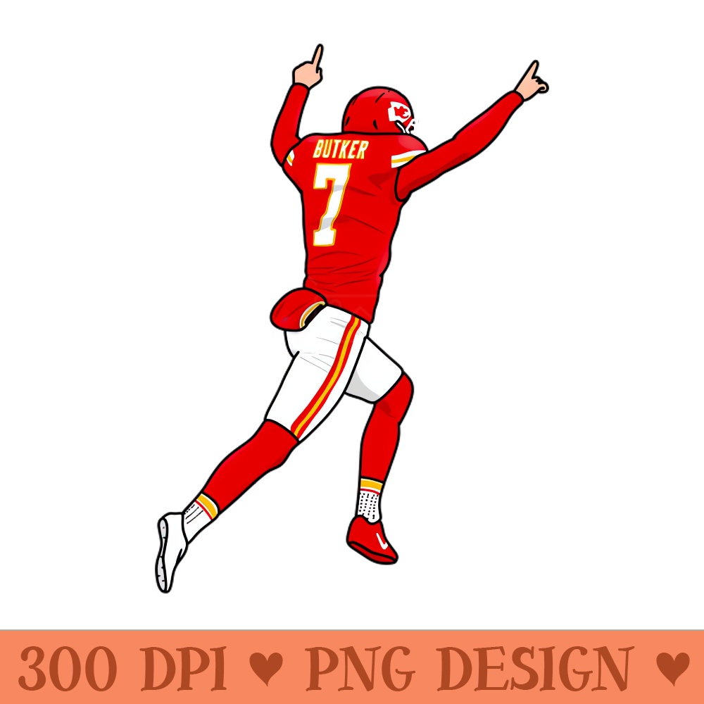 Butker The kicker - Vector PNG Clipart - Trendsetting And Modern Collections