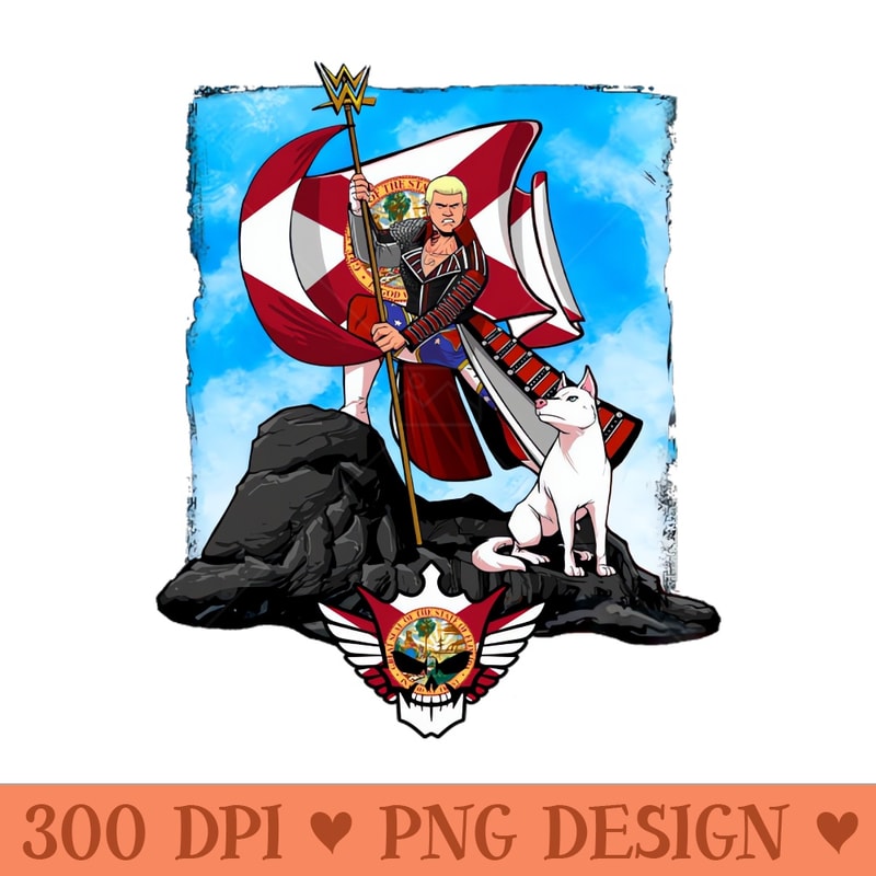 Cody Rhodes Florida Flag - Download PNG Files - Perfect for Sublimation Art