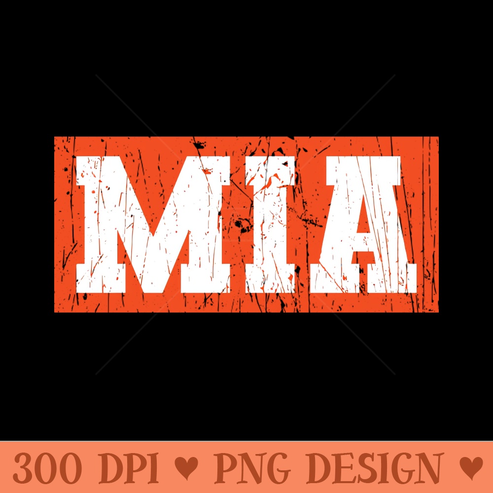 MIA Dolphins - Transparent PNG File - Perfect for Sublimation Art