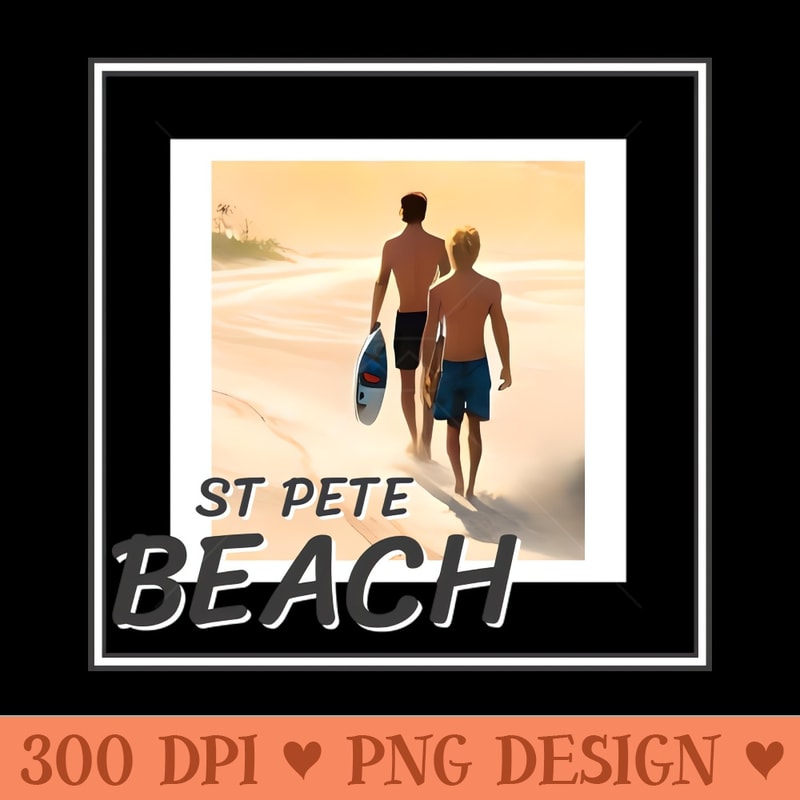 St Pete Beach - PNG Image Gallery Download - Perfect for Sublimation Art