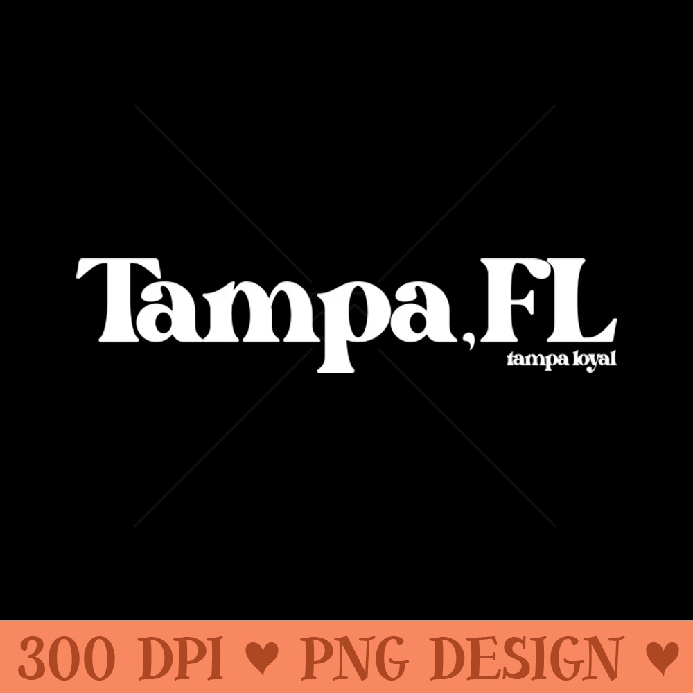 Tampa Florida - PNG Graphic Design - Versatile And Customizable Designs