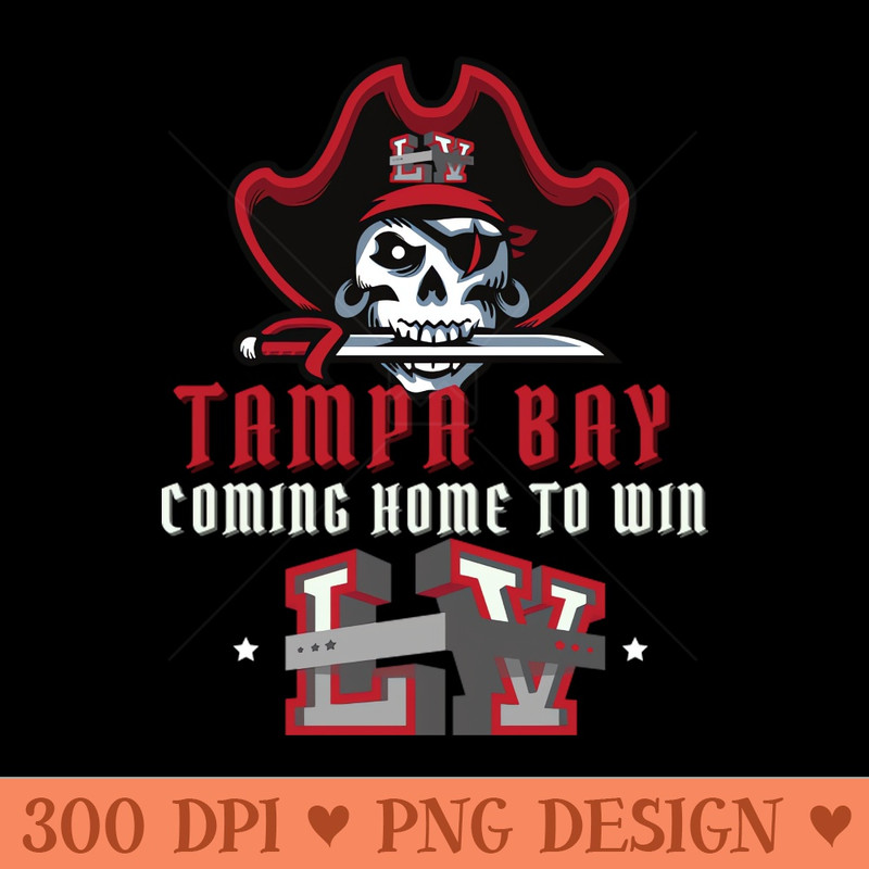 Tampa Bay Coming Home to win LV - Transparent PNG Clipart - Versatile And Customizable Designs
