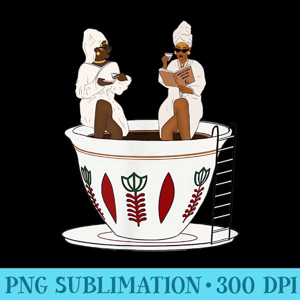 Habesha Women Coffee Jebena Caffeine Ethiopians Barista - Transparent Shirt Mockup - Transform Your Sublimation Creations