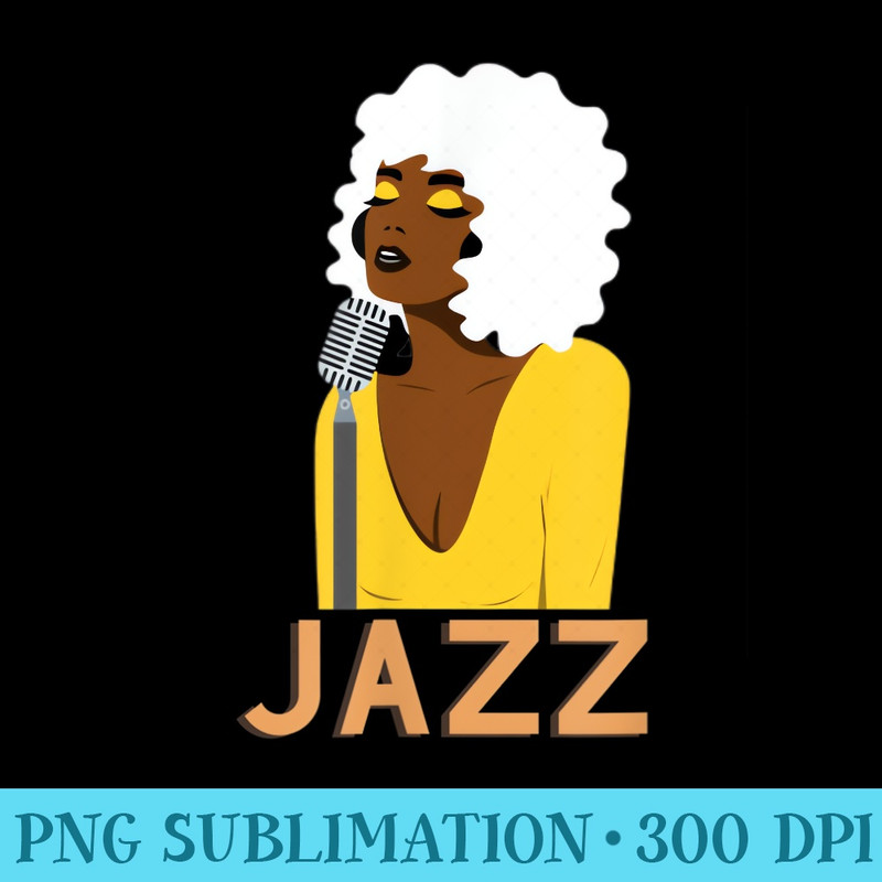 Legendary Jazz Artist Singer I Love Jazz - PNG Image Download - Bold & Eye-catching