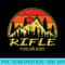 Vintage Rifle Colorado CO Mountains Hike Hiking Souvenir - PNG Graphic Resource - Unique And Exclusive Designs