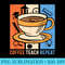 Coffee Teach Repeat Teacher - PNG Graphic Design - Premium Quality PNG Artwork
