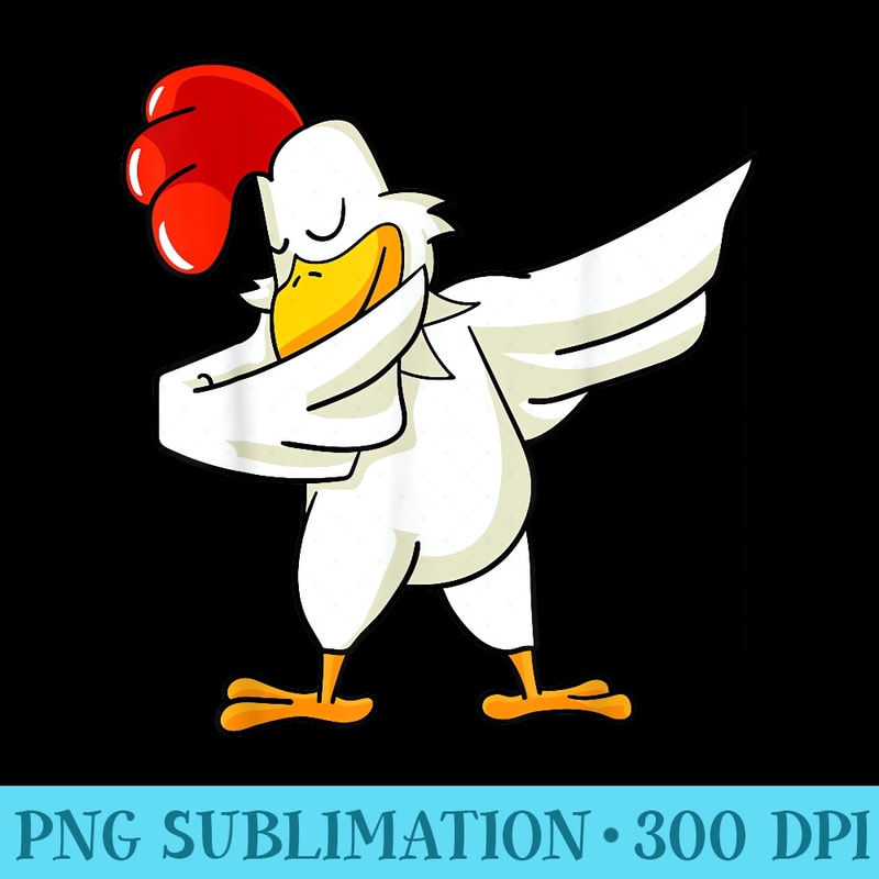 Dabbing CHICKEN ROOSTER Dab Animal Ts - PNG Picture Download - Unleash Your Inner Rebellion