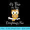 Its Fine Im Fine Everythings Fine Owl Coffee Lovers - PNG Vector Download - Easy-To-Print And User-Friendly Designs