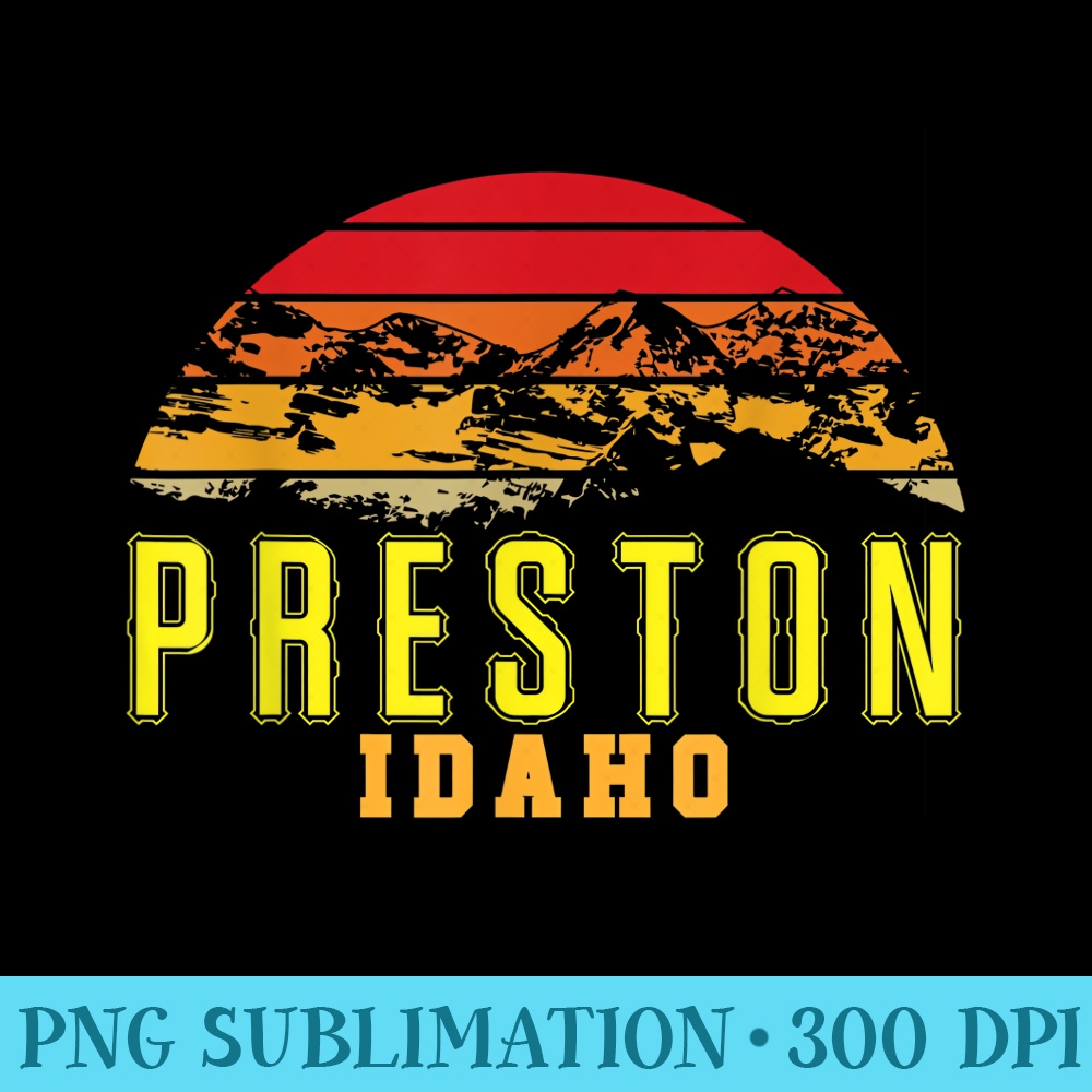 Idaho Preston Camping Mountains Hiking Wildlife Idaho - Transparent PNG File - Perfect for Creative Projects