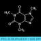 Caffeine Molecule Caffeine Chemistry Structure - Download Transparent Design - Unleash Your Creativity