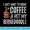 Womens Bernedoodle Coffee Drinker s - Download Transparent Image - Capture Imagination with Every Detail