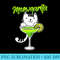 Funny Cat Drinking T Meowgarita Cocktail - Transparent Shirt Design - Revolutionize Your Designs
