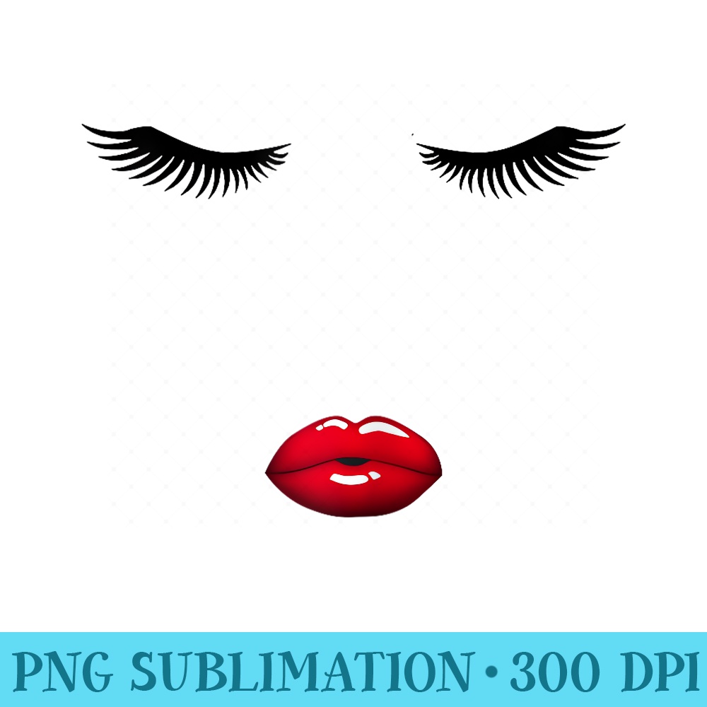 Lipstick Lashes T  Lash Artist Eyelash - PNG Picture Download - Perfect for Sublimation Art