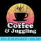 Coffee and Juggling - PNG Graphic Resource - Spice Up Your Sublimation Projects
