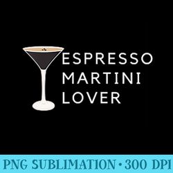 espresso martini lover statement - png vector download