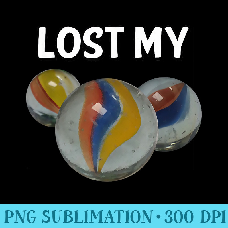 Lost my Marbles - Download Transparent Artwork - Capture Imagination with Every Detail