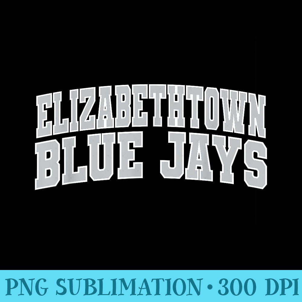 Elizabethtown College Blue Jays Wht02 - PNG Clipart Download - Quick And Seamless Download Process