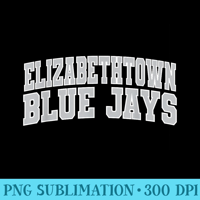 Elizabethtown College Blue Jays Wht02 - PNG Clipart Download - Quick And Seamless Download Process