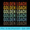 Golden Loach Fish Retro - PNG Clipart Download - Enhance Your Apparel with Stunning Detail