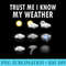 Meteorology Meteorologist Trust Me I Know My Weather - High Resolution PNG Collection - Eco Friendly And Sustainable Digital Products