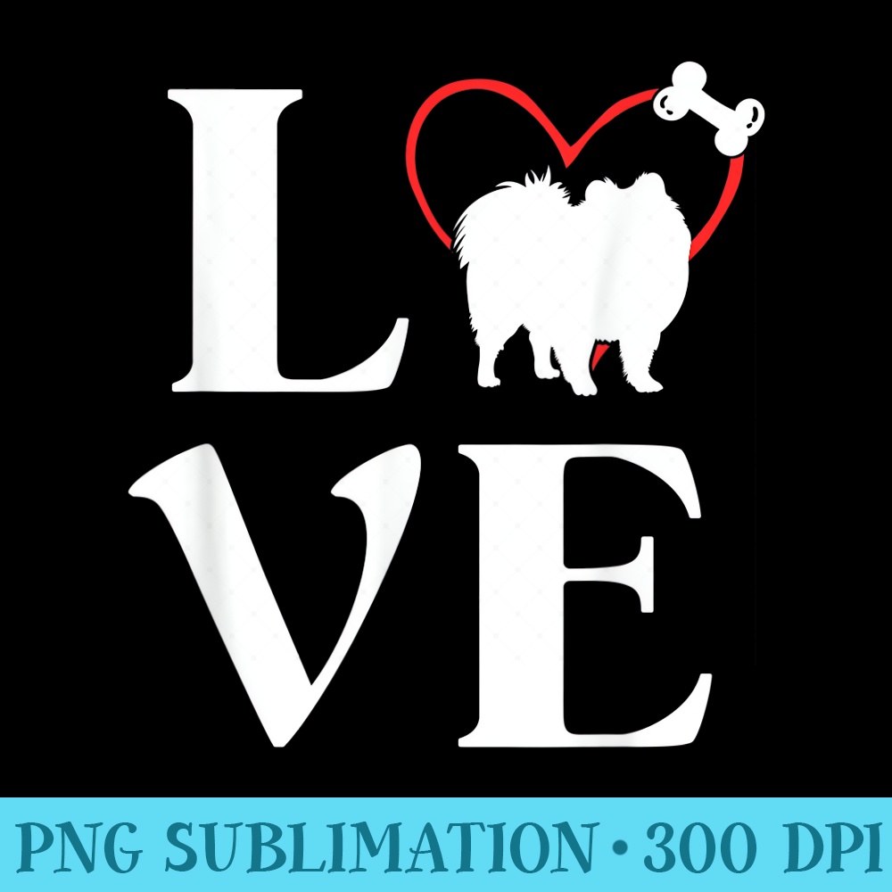 Pomeranian Love Dogs s For Women Dog Mama - High Quality PNG Picture - Enhance Your Apparel with Stunning Detail
