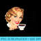 Funny Retro and Vintage Housewife - Download Transparent Design - Limited Edition And Exclusive Designs