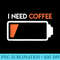 Coffee Drinker Battery Empty I need coffee - PNG Clipart Download - Unleash Your Creativity