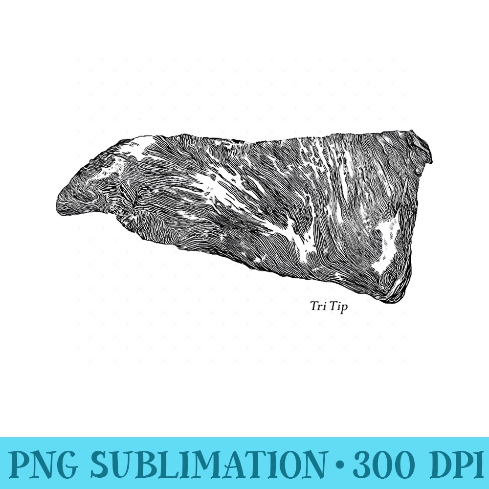 BBQ Tri Tip Illustrated - PNG Clipart Download - Bold & Eye-catching