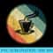 Coffee Cup Retro Vintage Style Barista Coffee Maker - High Resolution PNG File - Eco Friendly And Sustainable Digital Products