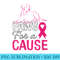 Womens Paws For A Cause Breast Cancer Support - High Resolution PNG Resource - Instantly Transform Your Sublimation Projects
