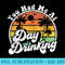 You Had Me At Day Drinking Funny Retro Beach Summer - PNG Clipart - Perfect for Sublimation Art