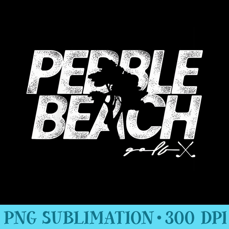 Pebble Beach Golf tshirt Cypress Tree - High Quality PNG Files - Premium Quality PNG Artwork