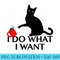 Womens I Do What I Want Sassy Black Cat Coffee Womens - PNG Download - Unique And Exclusive Designs