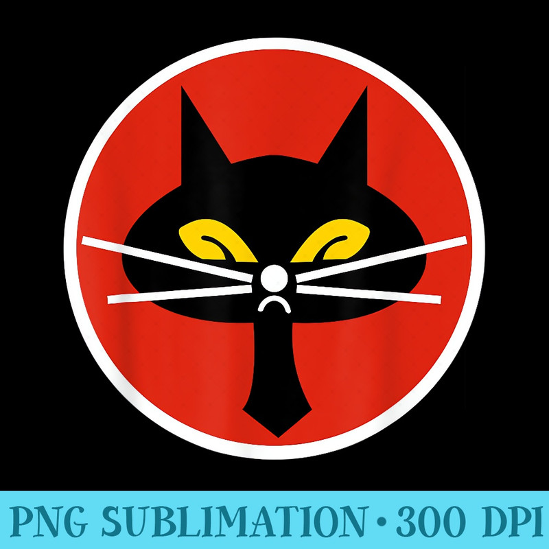 Black Cat Squadron Taiwanese U2 Spy Plane Emblem - Trendy PNG Designs - Create with Confidence