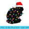 Black Cat Christmas s Cat Xmas Tree Santa Cat - PNG Templates - Capture Imagination with Every Detail