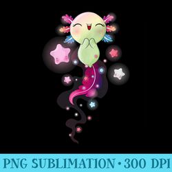 cute axolotl alotl joke retro vintage funny - transparent png download