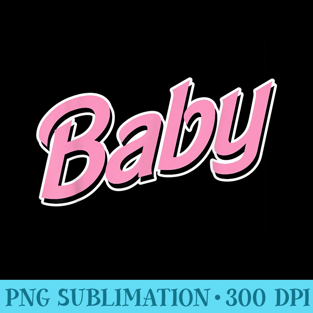 Pink Baby For BDSM DDLG ABDL Diaper Lover - Transparent PNG File Download - Unleash Your Creativity