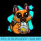 Bubble Milk Tea Boba a Cute German Shepherd Kawaii Aesthetic - PNG Download Library - Instantly Transform Your Sublimation Projects