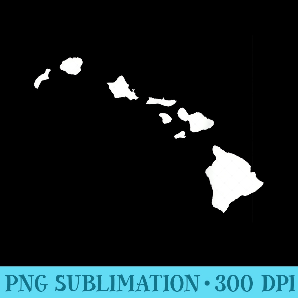 Hawaii map - Transparent PNG download - Enhance Your Apparel with Stunning Detail