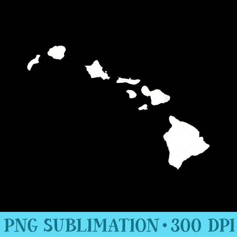 Hawaii map - Transparent PNG download - Enhance Your Apparel with Stunning Detail