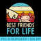 Best Friends For Life Axolotl Fist Bump Retro Men - Casual Shirt PNG - Perfect for Sublimation Mastery