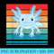 Blue Axolotl Funny Axolotls Retro Vintage Kawaii Aesthetic - Sublimation patterns PNG - Add a Festive Touch to Every Day