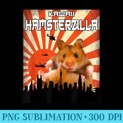 hamsterzilla hamster, cute hamster monster kawaii - high quality png files