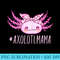 s Kawaii Axolotl Mama Bandana Mom - Sublimation patterns PNG - Fashionable and Fearless