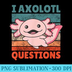 i axolotl questions sweet animals kawaii albino axolotl - png download