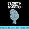 Floaty Potato Manatee Lover Cute Manatee - Digital PNG Downloads - Spice Up Your Sublimation Projects