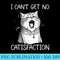 I Cant Get No Catisfaction, Funny Cat Singer Kitty Music - PNG Image Download - Vibrant and Eye-Catching Typography