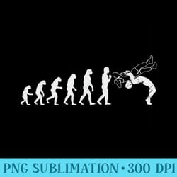 cool wrestling evolution funny gym wrestler sport fan - png vector download
