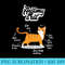 Orange Tabby Cat T  Anatomy of a Cat Cute Present - Download Transparent PNG - Transform Your Sublimation Creations